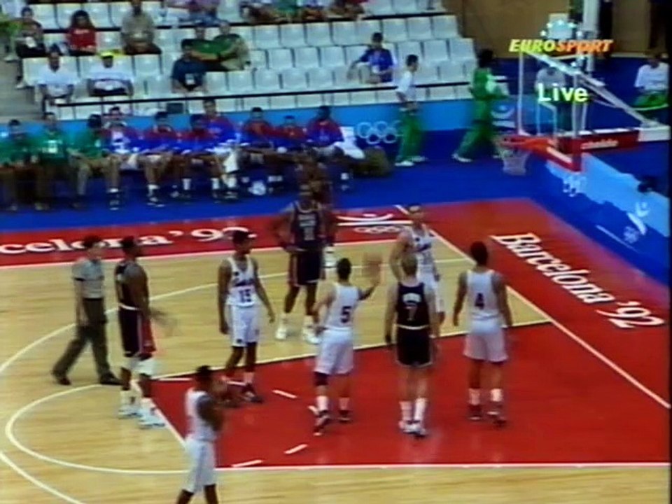 USA Dream Team v Puerto Rico QF Barcelona Olympics 1992 - video Dailymotion