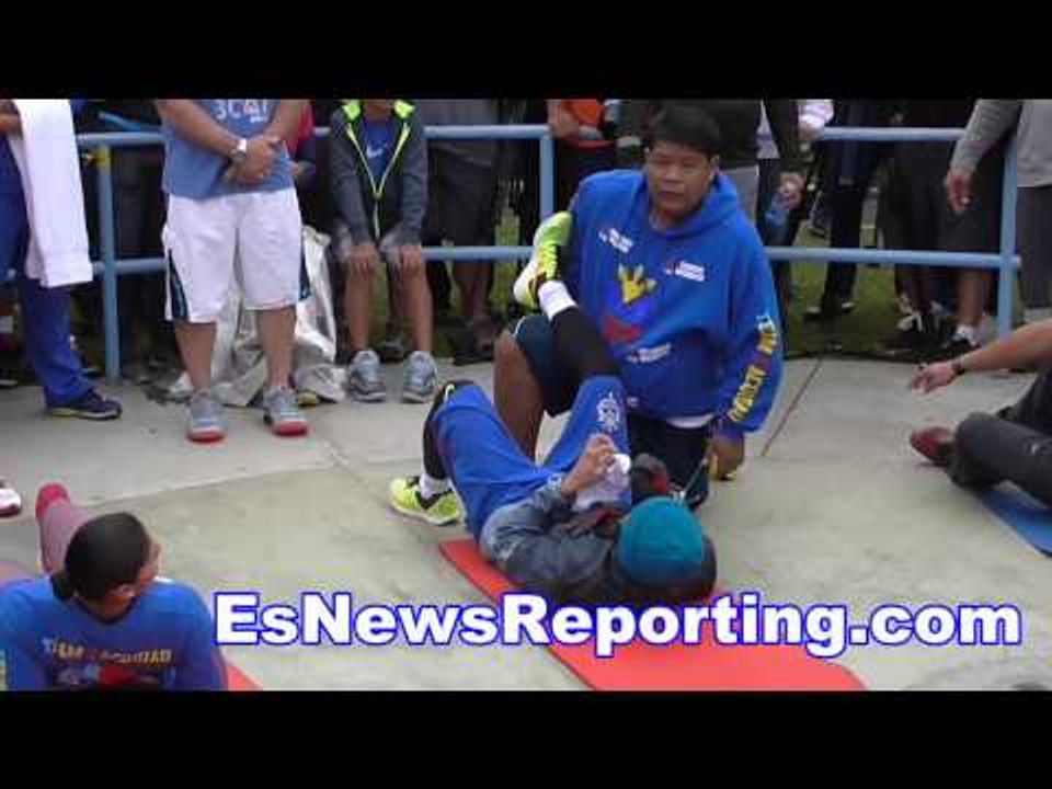 manny pacquiao rapping with Apl.de.ap of The Black Eyed Peas - EsNews