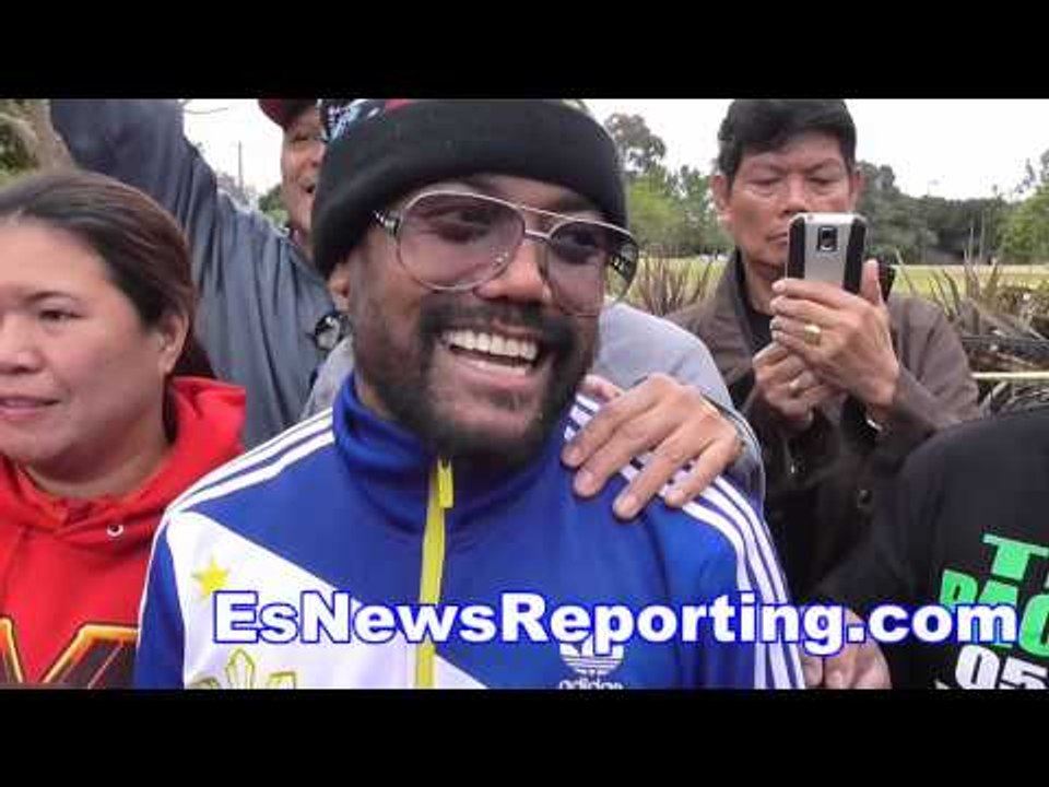 The Black Eyed Peas Member pacquiao will ko floyd in 10 - EsNews