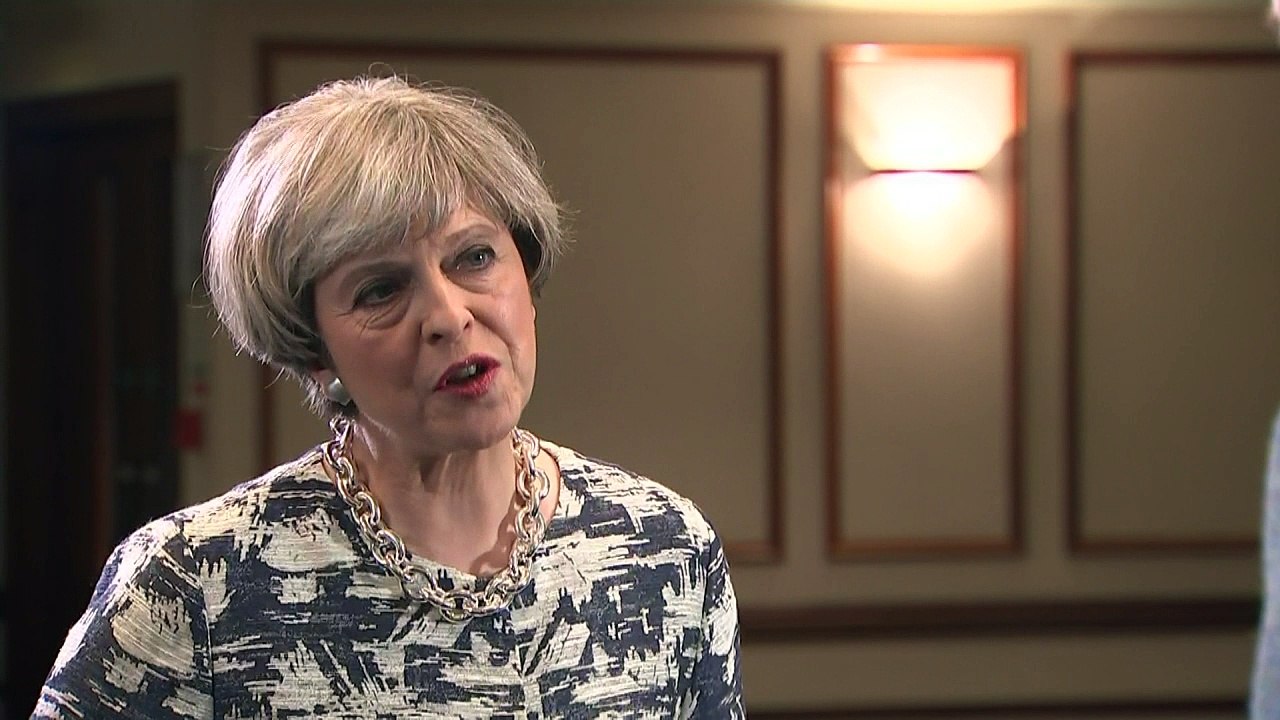 Theresa May says she will change human rights laws