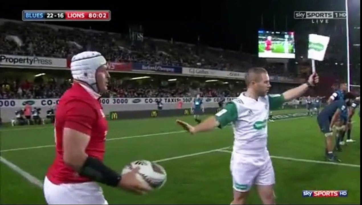 Le gros raté des Lions en fin de match face aux Blues