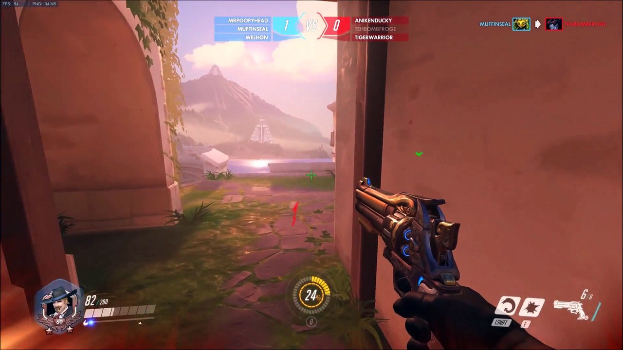 Overwatch: Luckiest Orisa Barrier Ever