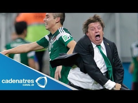 Miguel Herrera acapara las miradas del mundo por sus festejos y el buen paso del Tricolor