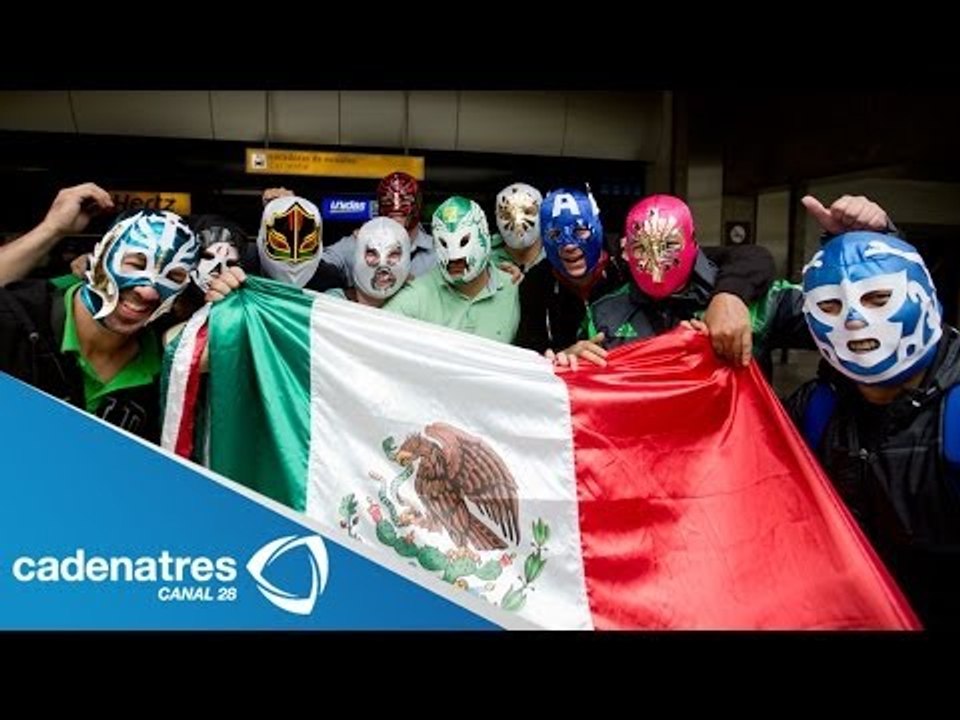 Aficionados mexicanos llegan a Brasil  y arman la fiesta para apoyar al Tricolor