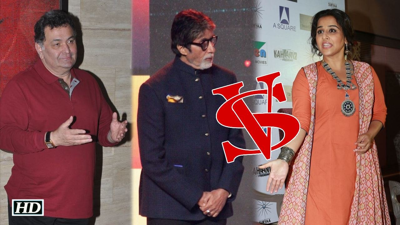 Vidya Balan's CLASH with Amitabh & Rishi