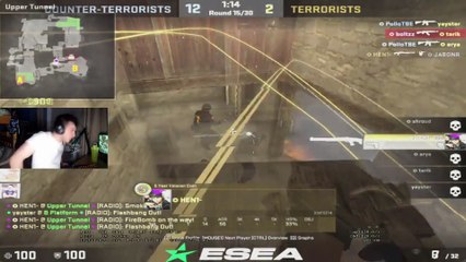 CSGO: Hen1 Rank S 1v5