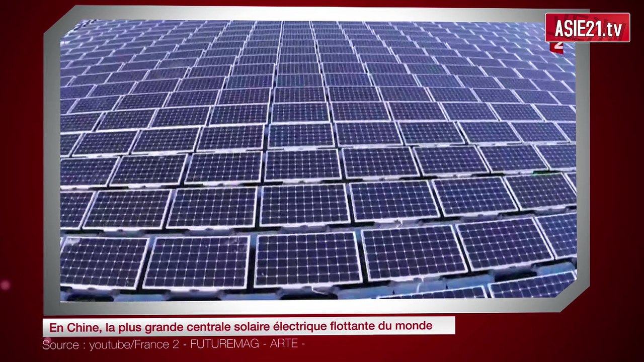 En Chine, la plus grande centrale solaire électrique flottante du monde