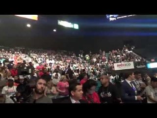 marching band welcomes floyd mayweather to the mgm for pacquiao fight  - EsNews boxing