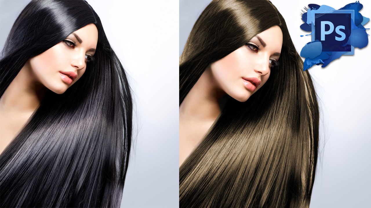 PHOTOSHOP - MUDANDO A COR DO CABELO