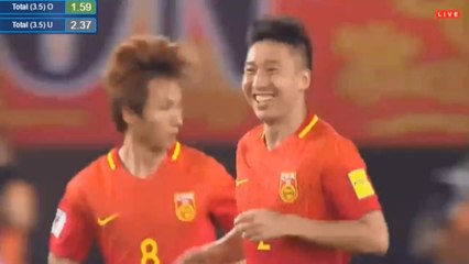 1-0 Hang Ren Goal HD China vs Philippines 07.06.2017 HD