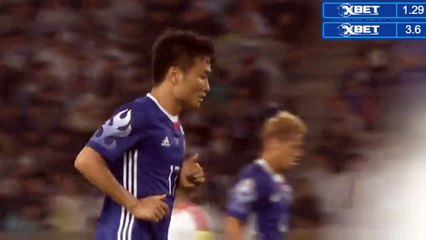 Yasuyuki Konno Goal Japan 1 - 1 Syria 07-06-2017