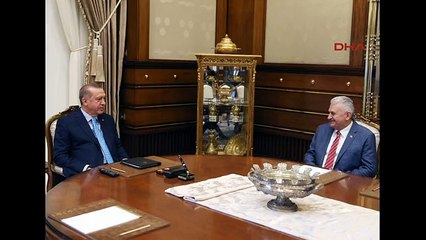 Cumhurbaşkanı Erdoğan, Başbakan Yıldırım'ı Kabul Etti