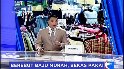 Warga Serbu Bazar Pakaian Bekas Layak Pakai di Malang