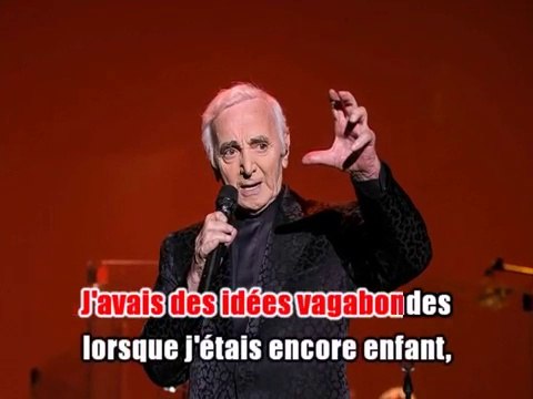 Charles Aznavour - Je reviens Fanny KARAOKE / INSTRUMENTAL