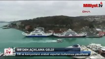 TIR ve kamyonların arabalı vapurları kullanması yasaklandı Videosu