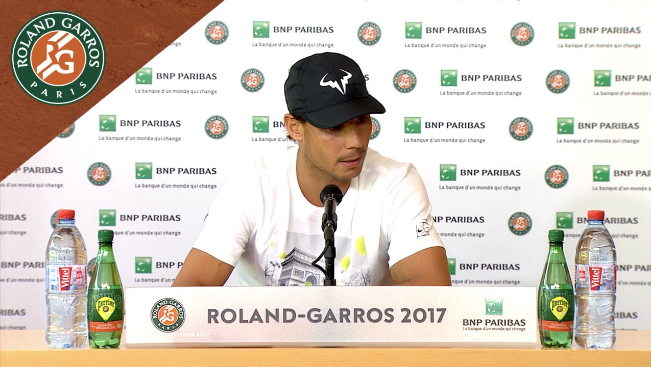 Roland-Garros 2017 : 1/4 de finale conférence de presse Rafael Nadal