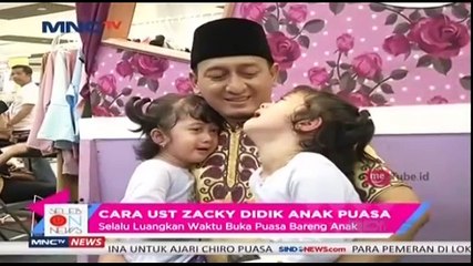 Ustadz Zacky Luangkan Waktu Buka Puasa Bareng Anak-Anak