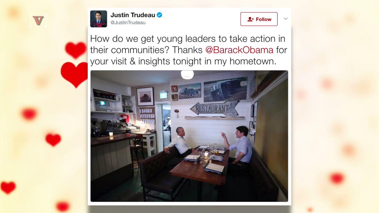 Obama And Trudeau Keep The Bromance Alive While Throwing Shade at Trump