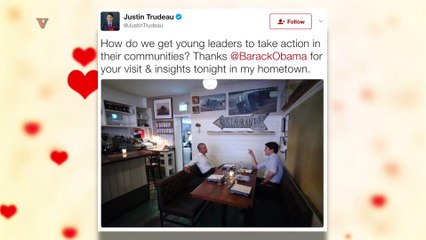 Obama And Trudeau Keep The Bromance Alive While Throwing Shade at Trump
