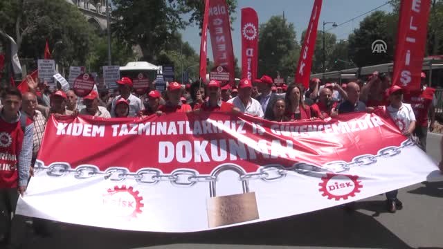Disk'ten Kıdem Tazminatı Protestosu