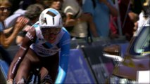 L'arrivée de Romain Bardet / Romain Bardet is crossing the line - Etape 4 / Stage 4 - Critérium du Dauphiné 2017