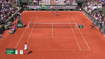Roland-Garros 2017 : Avec beaucoup de réussite, Halep revient à hauteur de Svitolina ! (6-3, 6-7)