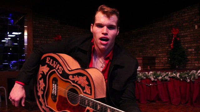 Hunter Holloway cuts an ad for Walkin On the Blvd Dec 2016