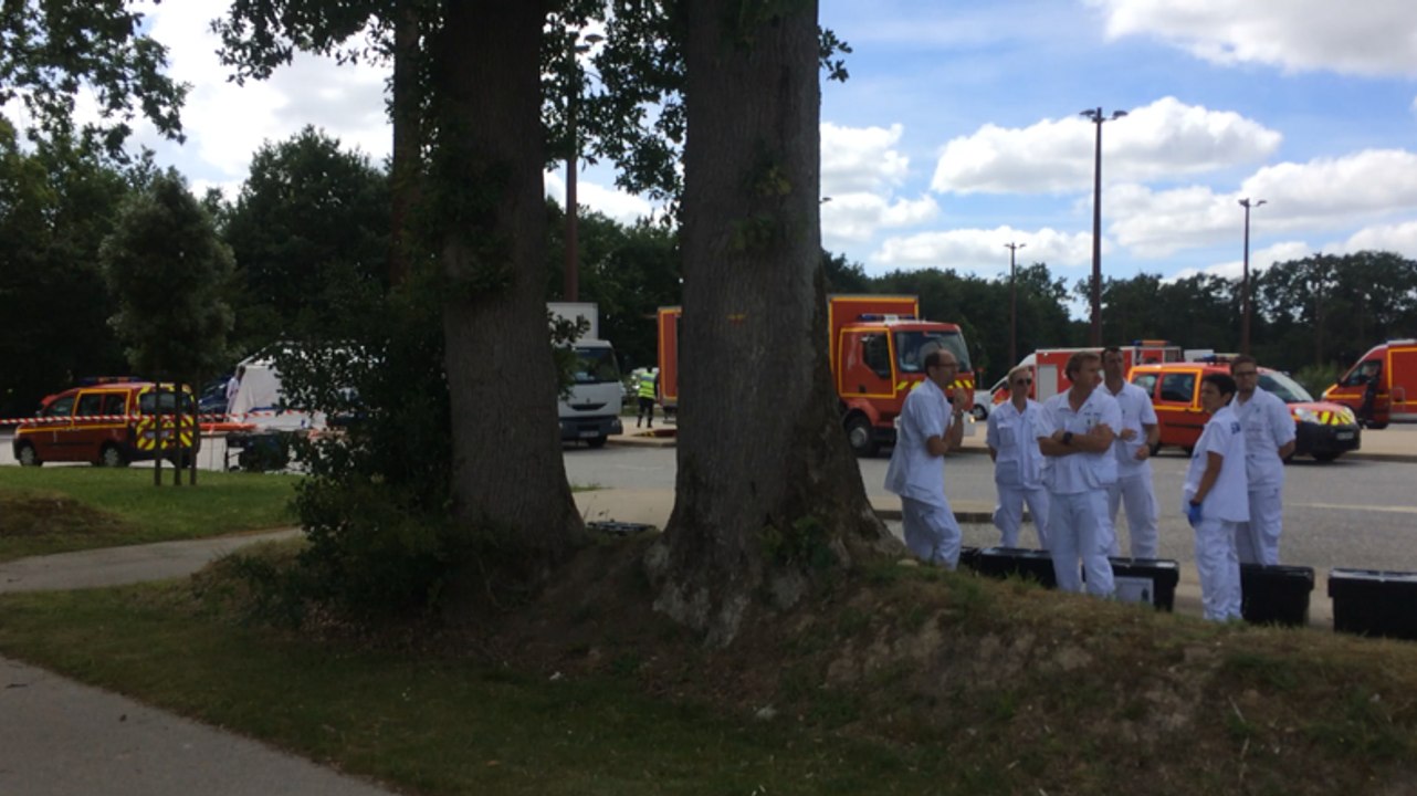 Exercice antiterroriste au Vendéspace