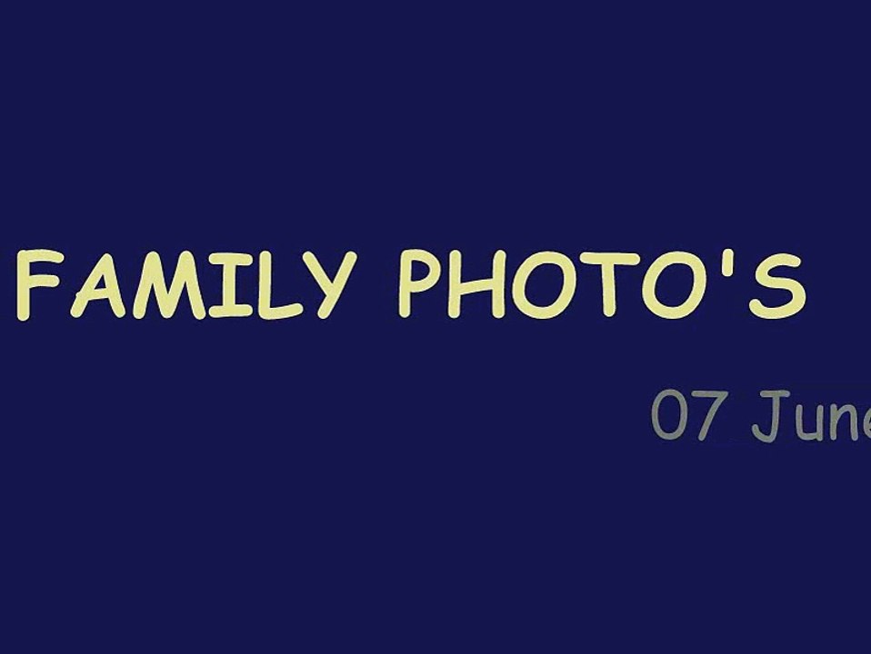 FAMILY PHOTO'S