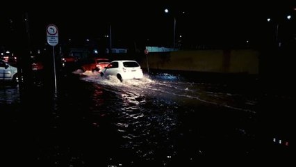 Curitiba Roads Flooded Following Heavy Rainfall