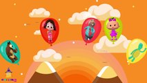 Koca Ayı Tosi Köstebekgiller Baba Bebe Niloya Balon Parmak Ailesi Şarkısını Söylüyorlar,Çizgi film izle 2017