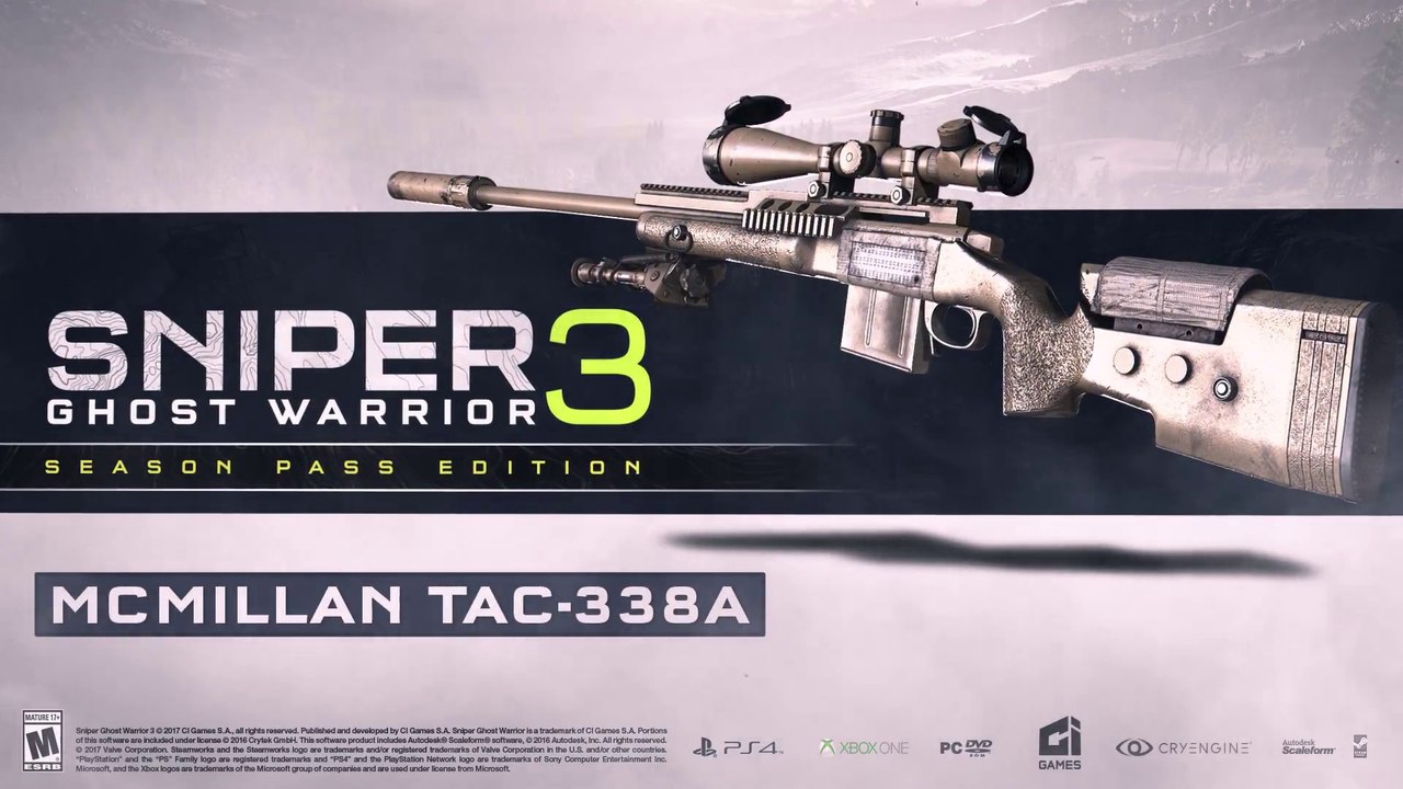 Sniper Ghost Warrior 3 - La légendaire MCMillan TAC-338A disponible