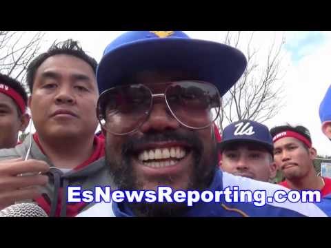 black eyed peas Apl de ap on manny pacquiao floyd mayweather EsNews