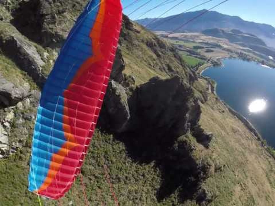 Daring Skydivers Do Full Rotations Through New Zealand Countryside