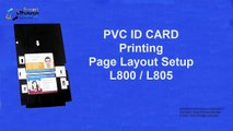 PVC Id Card Printing Page Layout (Template)   fadsor Epson L800, L805, L810 & L850 Pr