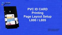 PVC Id Card Printing Page Layout (Temdsaplate)   for Epson L80
