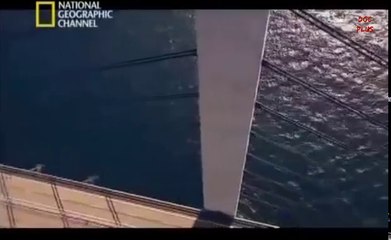 Mega Construções- Ponte mergulha no oceano para conectar- Dinamarca eSuécia