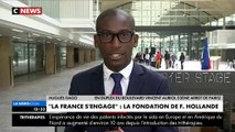 Duplex : François Hollande sur le chantier de sa fondation