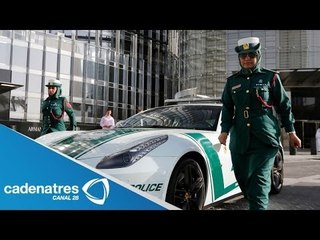 Policía de Dubai usa autos de lujos / Dubai's Police uses fancy cars