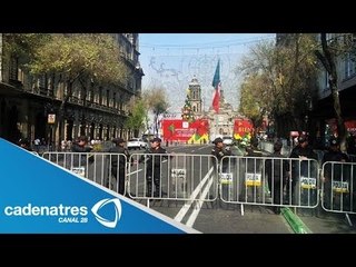 Retiran pista de hielo del Zócalo capitalino