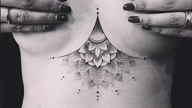 Underboob Tattoos - Tattoo Designs for Girls