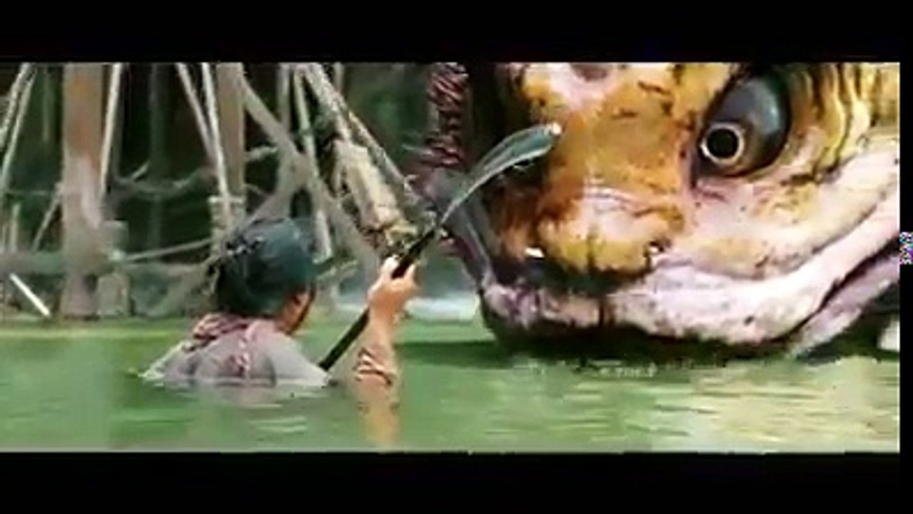 Quái vật dưới nước giết người  "cảnh trong phim"