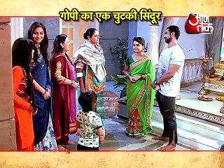 Gopi & Jaggi sindhur drama in Saath Nibhana Saathiya