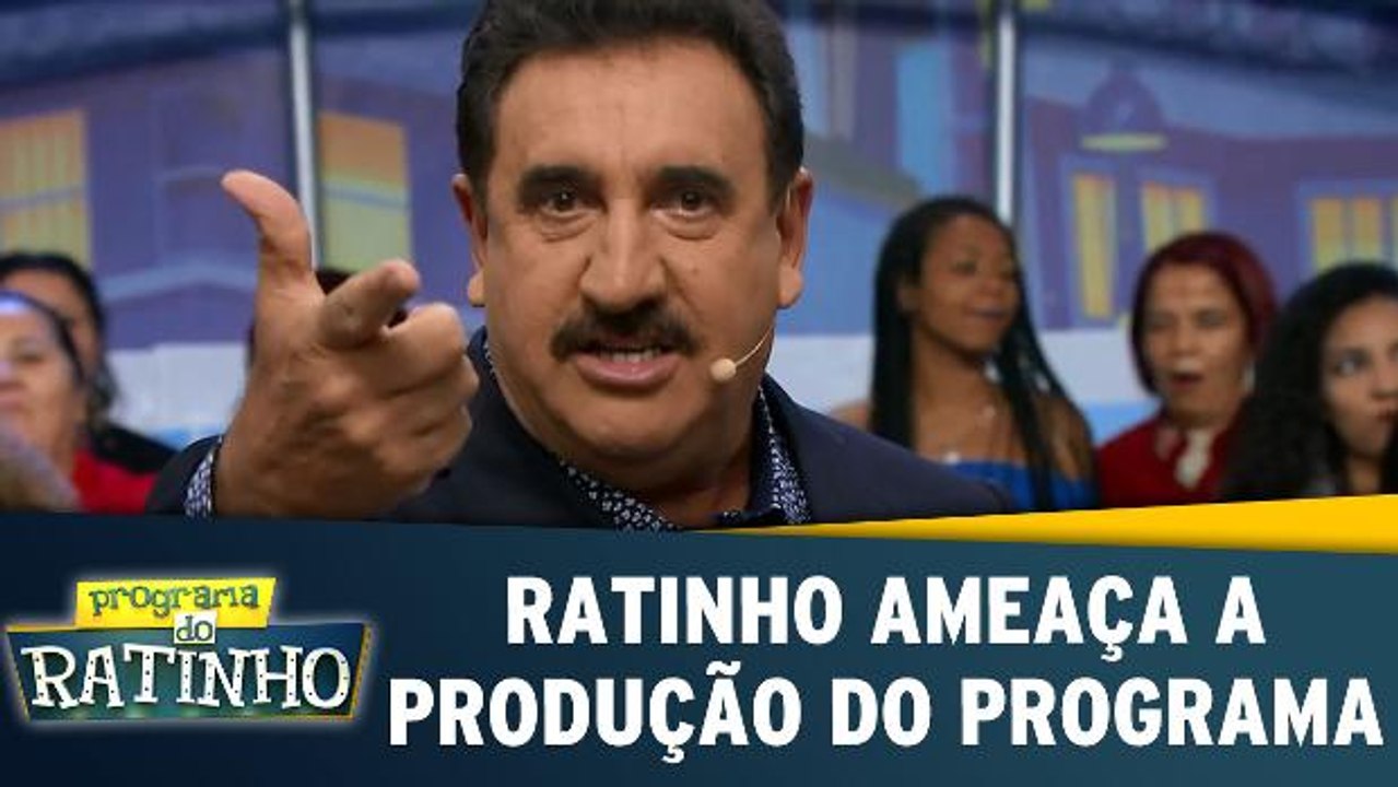 Ratinho ameaça a produção do programa