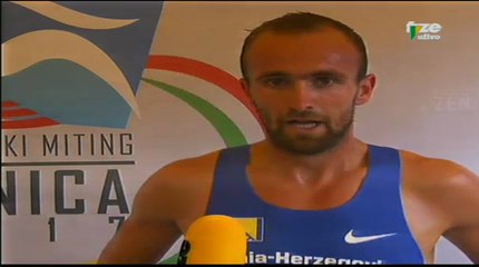 Izjava Amela Tuke nakon pobjede - 800m - Zenica (7.6.2017)