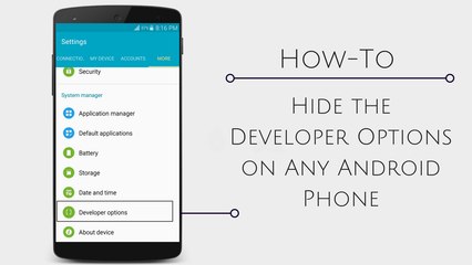How to Hide the Developer Options on Any Android Phone - AllTechMess