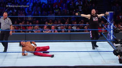 Kevin Owens vs Shinsuke Nakamura - Smackdown Live 6_6_17