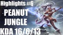 SKT T1 Peanut - Nidalee Jungle - KR LOL Highlights - 피넛 니달리
