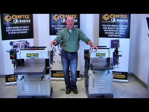 15 and 20 Heavy Duty Planers Craftex CX-Series CX15/CX20 from Busy Bee Tools