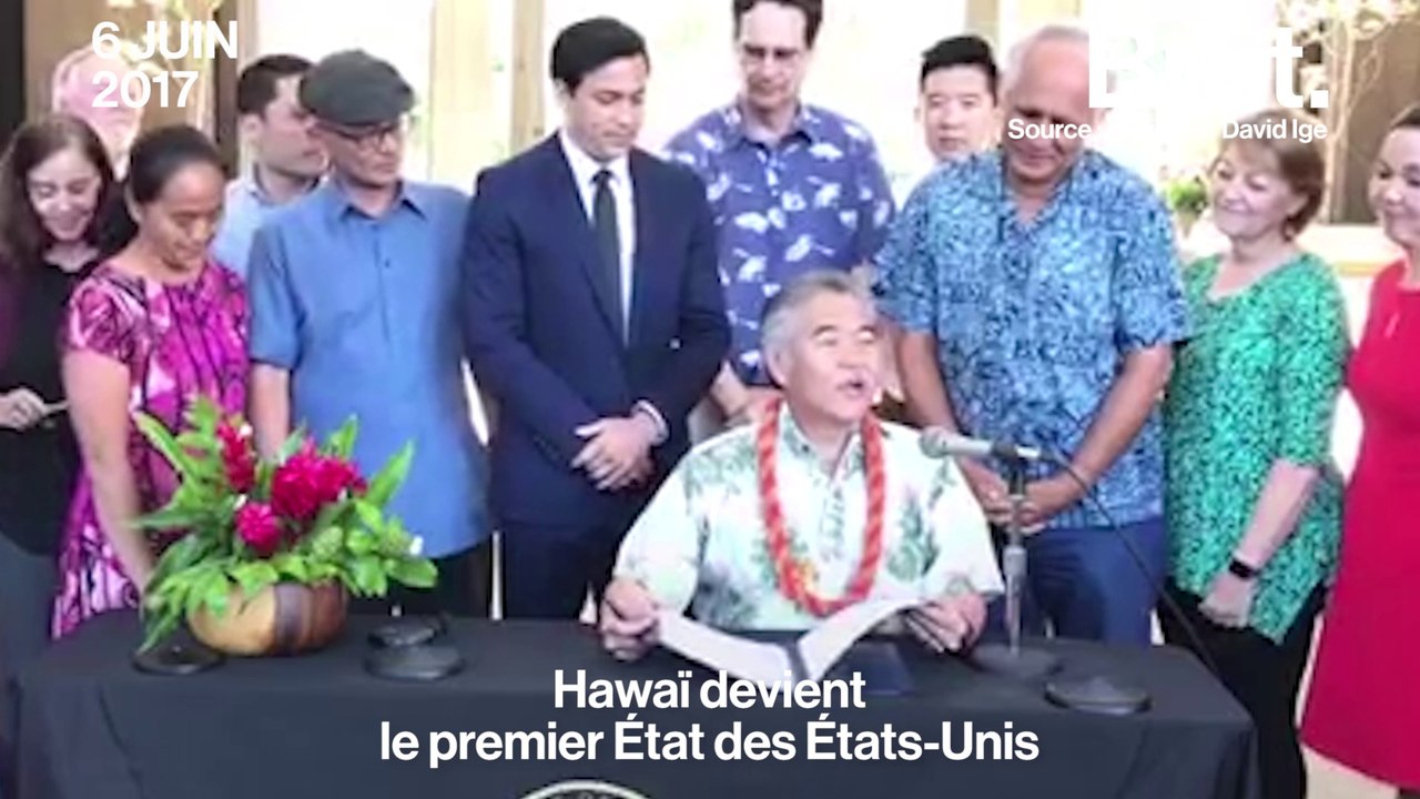 Hawaï signe les accords de Paris